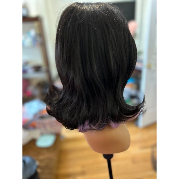 Lace front peekaboo purple with a flip main image 10